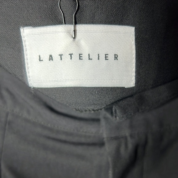 Lattlelier black high waisted pleated pants size xl - Picture 10 of 14